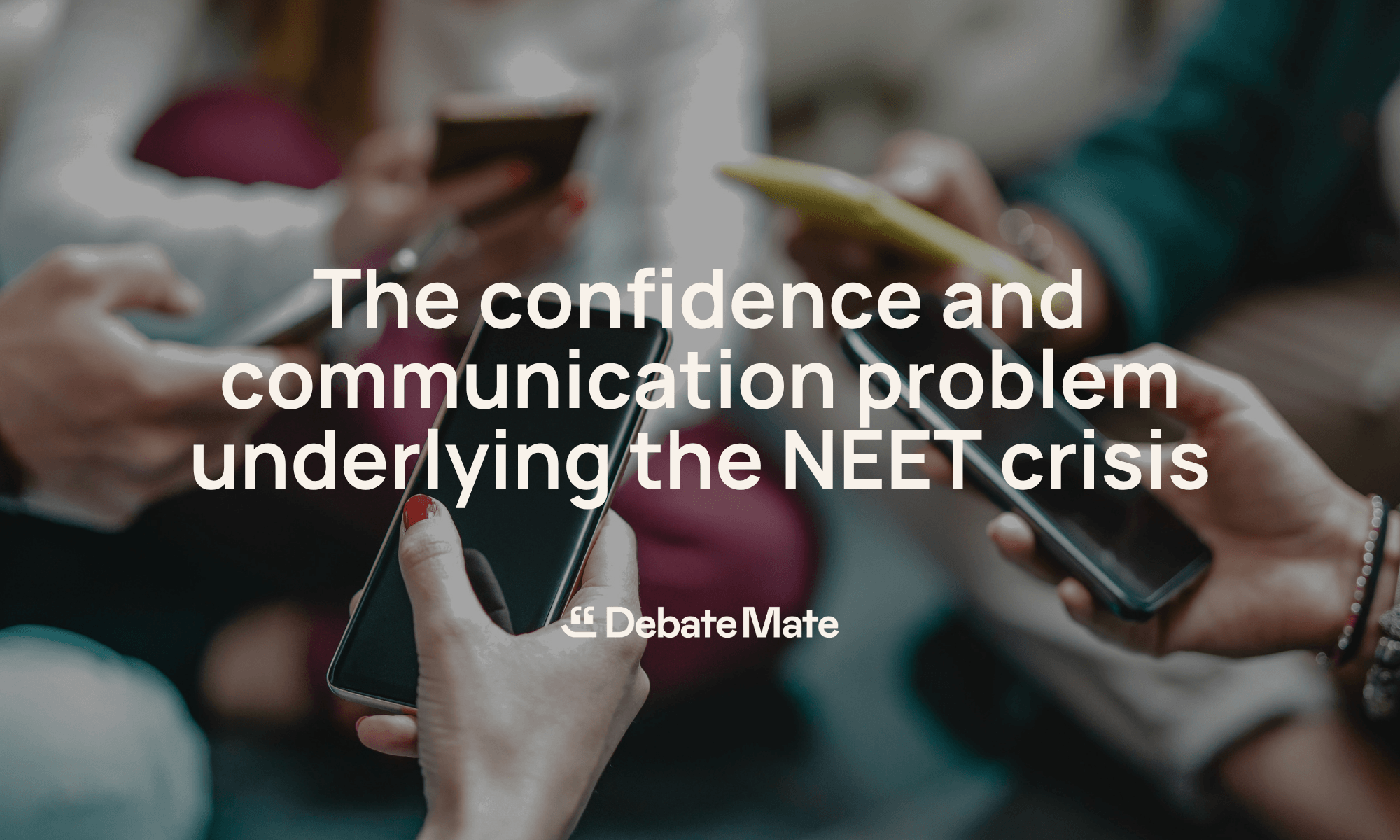The NEET Crisis Has a Communication Problem