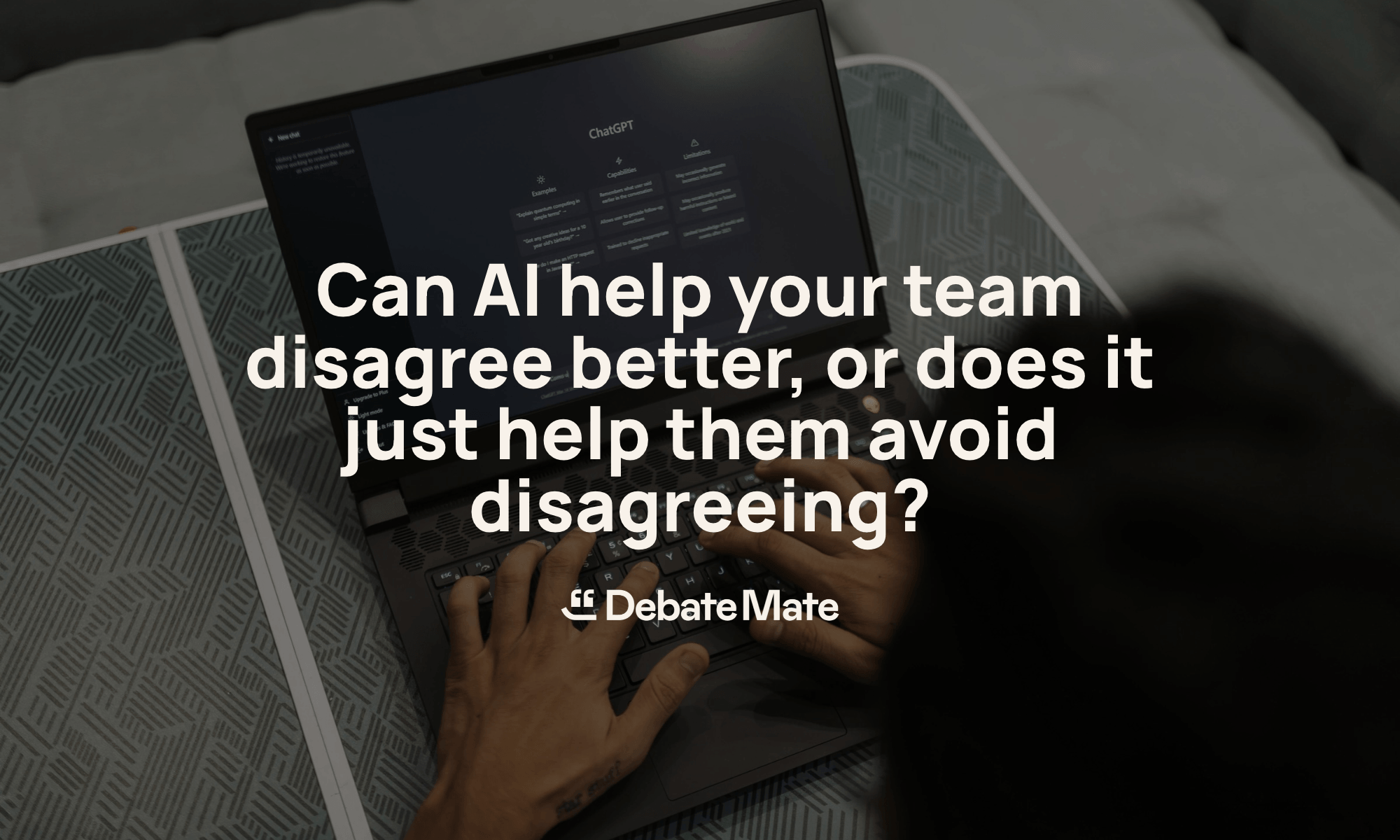 Can AI help your team disagree better, or does it just help them avoid disagreeing?